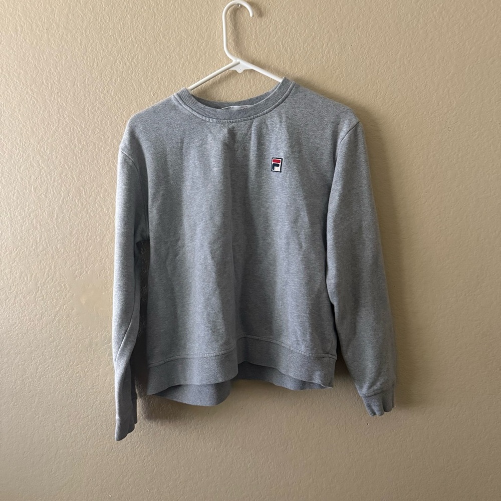 Fila Classic Gray Crewneck Sweater